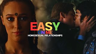 Homosexual Relationships • Easy on me multicouples [upl. by Leamsi293]