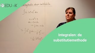 Substitutiemethode bij integralen samengestelde functies  Eduvik [upl. by Ohare]