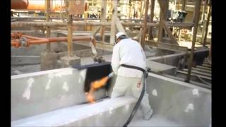 HERCULES  Flame Spray Coating Process of Concrete and Metals [upl. by Artinek835]