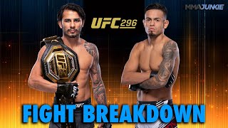 UFC 296 Breakdown amp Prediction Can Brandon Royval Get Title Revenge on Alexandre Pantoja [upl. by Ferna729]