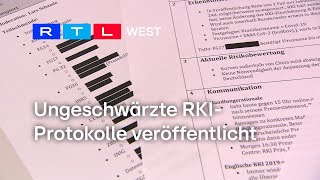 RKIPapiere Journalisten veröffentlichen ungeschwärzte Protokolle  RTL WEST 23072024 [upl. by Fredkin]