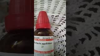 রূপচর্চায় হোমিপ্যাথি Berberis aquifolium  Mother Tincture 30ML   Homoeopathic medicine [upl. by Rothmuller]