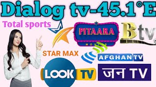 dialog tv 45e dish setting 45e new update 45e channel list [upl. by Nylesoj526]