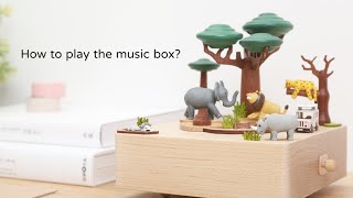 【Wooderful life】How to play the music box [upl. by Ysnil]