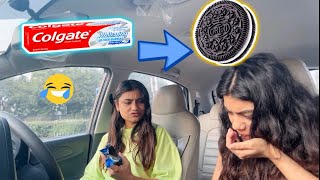 Oreo m toothpaste daal diya Prank on sister 😁 prank prankvideo vlog [upl. by Garreth]