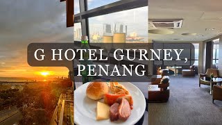 Next to Gurney Plaza Shopping Mall G Hotel Gurney Penang L Suite with Executive Lounge Access [upl. by Nylissej375]