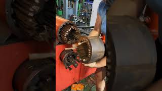 Motor parts disassembled  Part  2  motor acmotor disassemble disassembly [upl. by Dnesnwot]