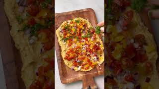 Best Layered Hummus Veggie Dip Recipe viralvideo food veggies hummus [upl. by Lebyram]