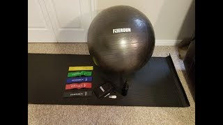 FEIERDUN Exercise Ball  Anti Burst Tested yoga ball [upl. by Ramses]