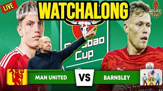 Live Broadcast EFL CUP 3rd WATCHALONG  Manchester United vs Barnsley FC [upl. by Robinia]