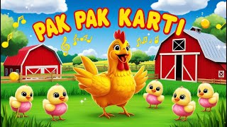 🐔Pak Pak Karti Murghi 🐥  Fun Kids Song  Urdu Nursery Rhyme  Kids Animated Song in Urdu kidssongs [upl. by Moazami]