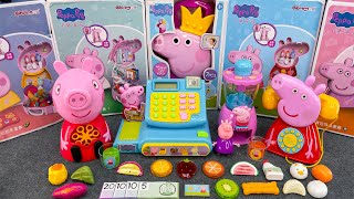 65 Minutes Satisfying With Peppa Pig Cashier Counter Playset  Unboxing Toys ASMR [upl. by Ylrebme57]