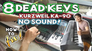 Kurzweil KA90 Dead Keys or NO SOUND problem How To Fix [upl. by Ulphia904]