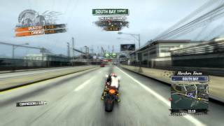 Motorbike Chevauchée Burning  Burnout Paradise [upl. by Yornek]