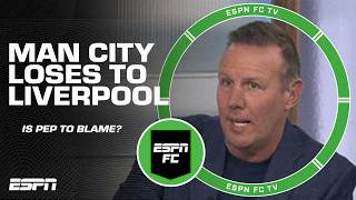 Is Pep Guardiola to blame 🧐 Dissecting Man Citys struggles after Liverpool loss  ESPN FC [upl. by Ahsienak612]