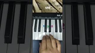 Играй как профи Только три ноты  Обучение игры на пианино piano pianotutorial [upl. by Ritch]