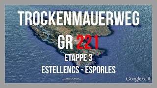 Trockenmauerweg GR221  Etappe 3  Estellencs  Esporles  Wandern Mallorca  GPSTrack [upl. by Kev994]