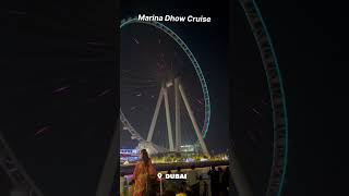 Marina Dhow Dinner Cruise Lotus Yacht in Dubai [upl. by Nasas146]