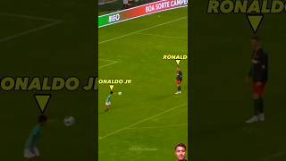 Ronaldo amp Ronaldo Jr Moments😍football shorts ronaldo shortvideo cr7soccerronaldojr shortfeed [upl. by Woolson]