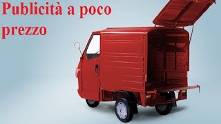 Progetto Indiegogo  Ape Car 50 con pubblicità [upl. by Rita]