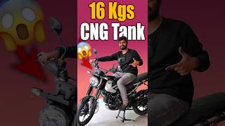 OMG😱 16 Kgs CNG TANK IN BAJAJ FREEDOM 125 cngbike bajajfreedom125 shorts [upl. by Hatfield]