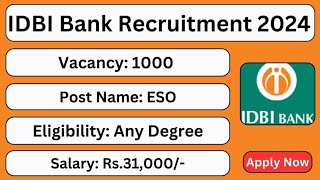 IDBI Bank exam details [upl. by Nagah]