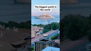 😬😱The biggest yacht in the world 800 million dollars facts boat boating [upl. by Benil]