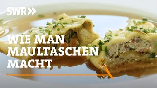 Wie man Maultaschen macht  SWR Handwerkskunst [upl. by Ammadis]