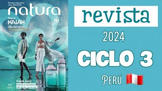 Catálogo ciclo 3 🧡 Natura  revista C03 🧡  Perú 2024 🇵🇪 [upl. by Silrac]