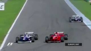 Michael Schumacher VS Jacques Villeneuve 1997 [upl. by Brewer618]