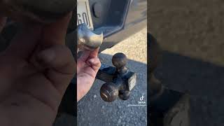 A trailer hitch hack I discovered trailerrentals trailerrepair smallbusiness [upl. by Waal879]