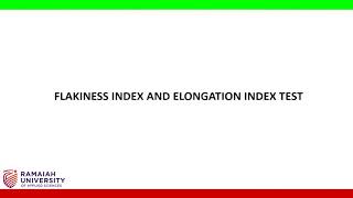 Elongation and Flakiness Index of Coarse Aggregates [upl. by Hayman]