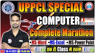 UPPCL Computer Marathon Class  UPPCL Special Computer Complete Marathon Computer For UPPCL EA Exam [upl. by Arreit]