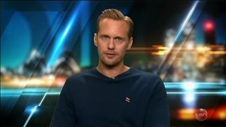 Alexander Skarsgard  The Legend of Tarzan amp quotKissingquot Australian Tv Interview June 14 2016 [upl. by Sadowski419]