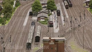 One of Germanys finest and most famous and superb model railway with steam trains in HO scale [upl. by Rosenquist314]