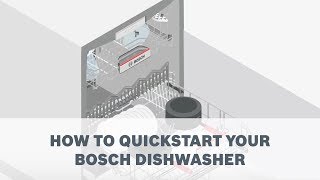 How to quickstart your Bosch Dishwasher [upl. by Onitsoga]