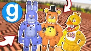 Gmod Fnaf New Freddy Fazbear Ultimate Unwithered Pill Pack Gmod Fnaf Maze Run [upl. by Yekcor]