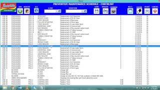 1 Preventive Maintenance Schedule UI module using Excel Vba [upl. by Nileek281]