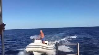 INCREDIBILE LITE IN MARE TRA PERSONE A BORDO DI MOTOSCAFI [upl. by Attelrac]