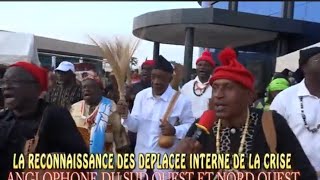 La reconnaissance au Maire El hadj oumarou des déplacés internes de la crise anglophone 2024 [upl. by Hawker]