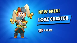 NEW LOKI CHESTER SKIN UNLOCKED IN BRAWL STARS BROKEN [upl. by Calbert]