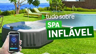 Spa inflável e ofurô como usar e como funciona o produto sonho da LM [upl. by Airel144]