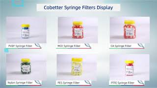 Cobetter Syringe Filters [upl. by Sandstrom]