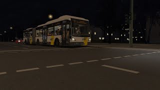 OMSI 2  Busbetrieb Simulator  Vanhool NewAG300  De Lijn Vlaanderen  Spandau Modern  Brttrainz [upl. by Nedac457]