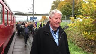 Event der Umweltarena Spreitenbach  Fahrt mit dem Roten Pfeil Churchill [upl. by Hagep]