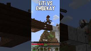 Embekay vs Eiti auf der Youtuber Insel 3 🔥☠️ shorts youtuberinsel3 [upl. by Adnilrem]