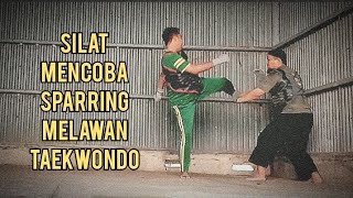 Sparring Silat VS Taekwondo Full Fight [upl. by Kiernan]