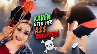 Karen SLAPS Woman for Filming Then Gets Her A WHUPPED [upl. by Currier]