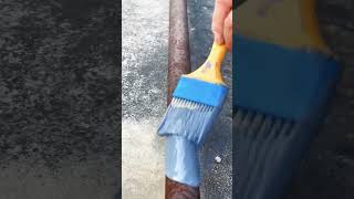 Water based waterproof Glupainting waterproofing engineering tricks shorts [upl. by Melisse]