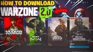 How to DOWNLOAD Call of Duty Warzone FREE on PS4 amp Xbox Easy Method [upl. by Pickar]